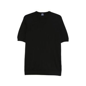 Fedeli Black T-Shirts & Vests - T-Shirts Men